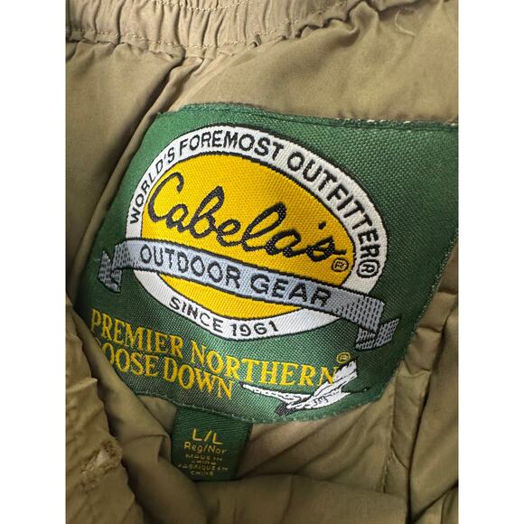 Cabelas Pants Mens Large Northern Goose Down Puffer Base Layer Snow Ski Hunting - Picture 5 of 7